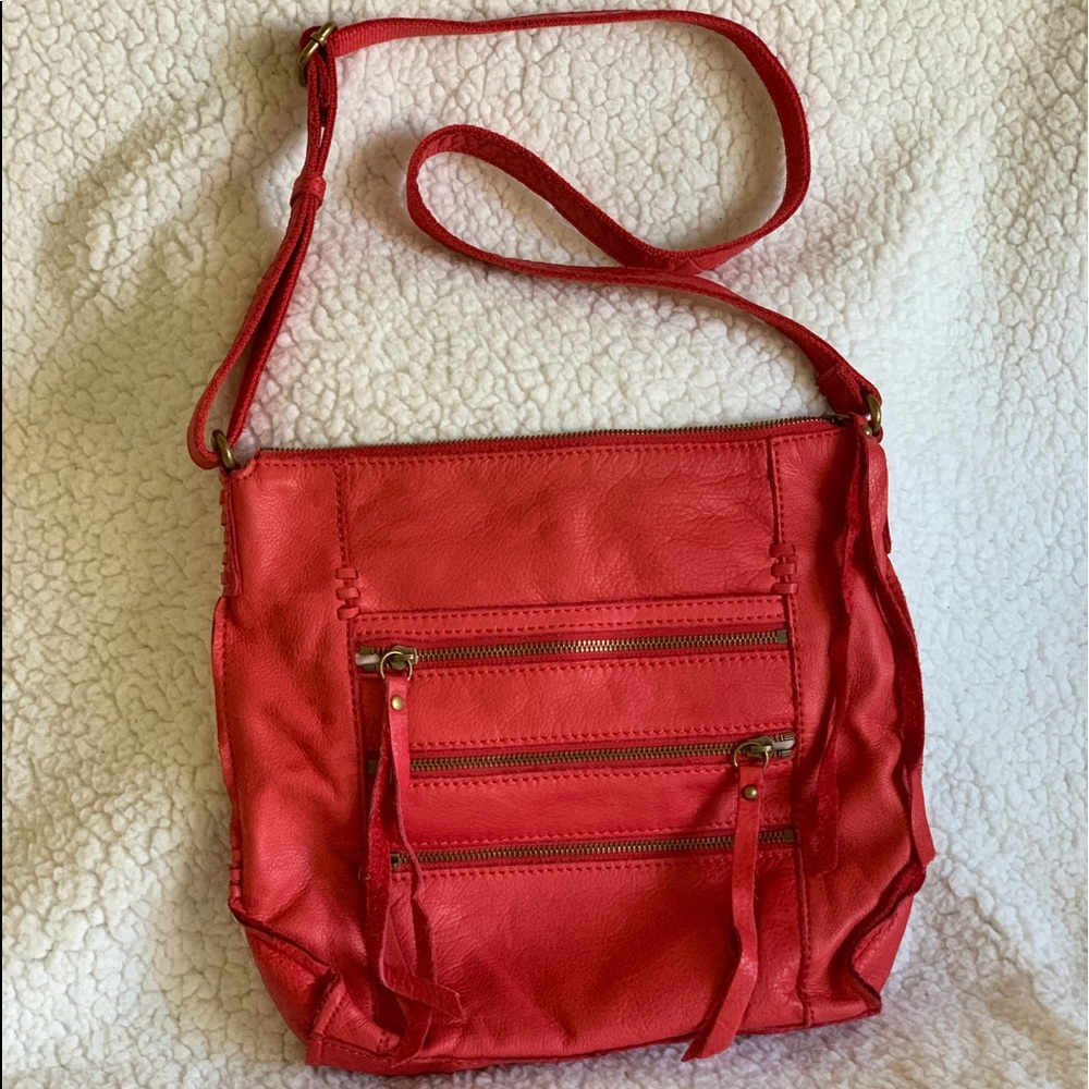 ✨Lucky Brand✨Leather Crossbody Bag✨